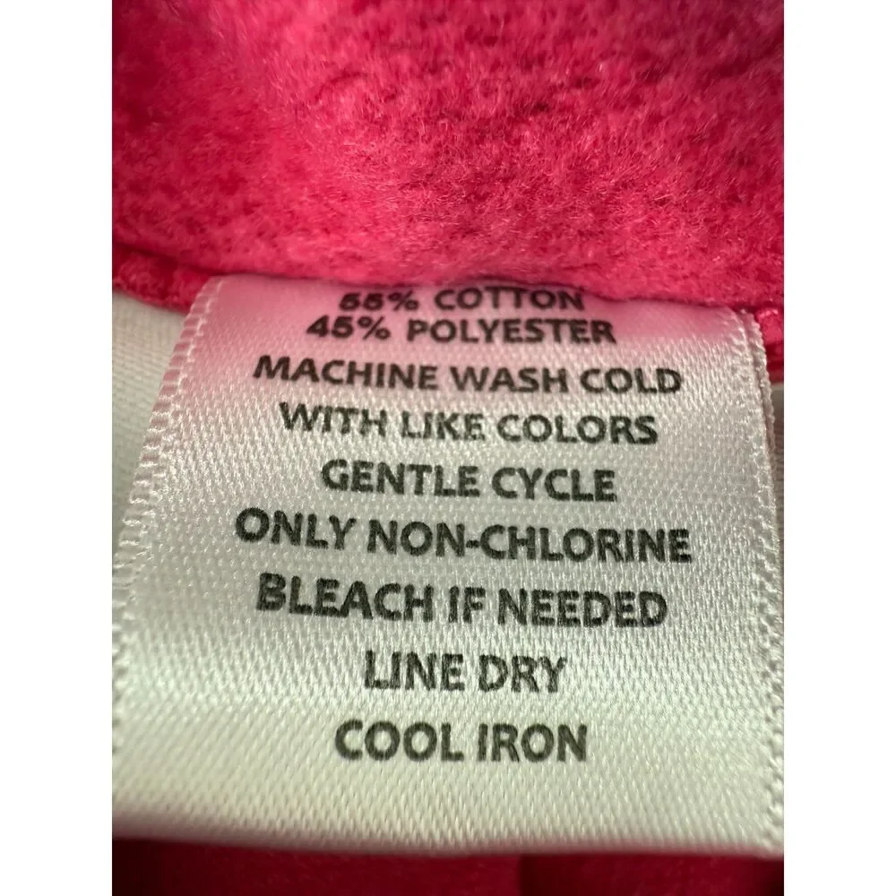 Universal Studios Youth Girls Hoodie Sweatshirt Pink White Size S Small